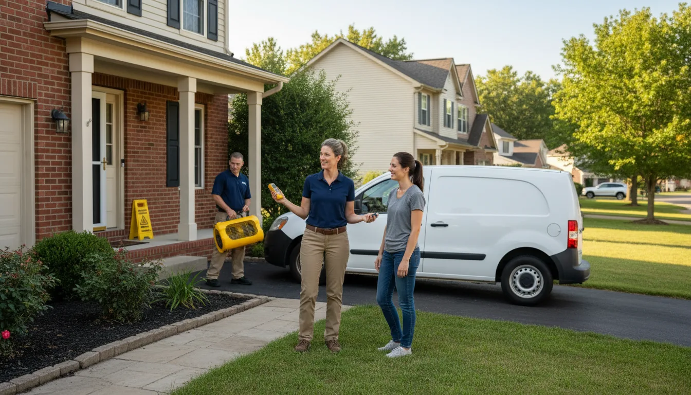 Water restoration image for Dehumidification And Cleanup Services in Mystic, IA